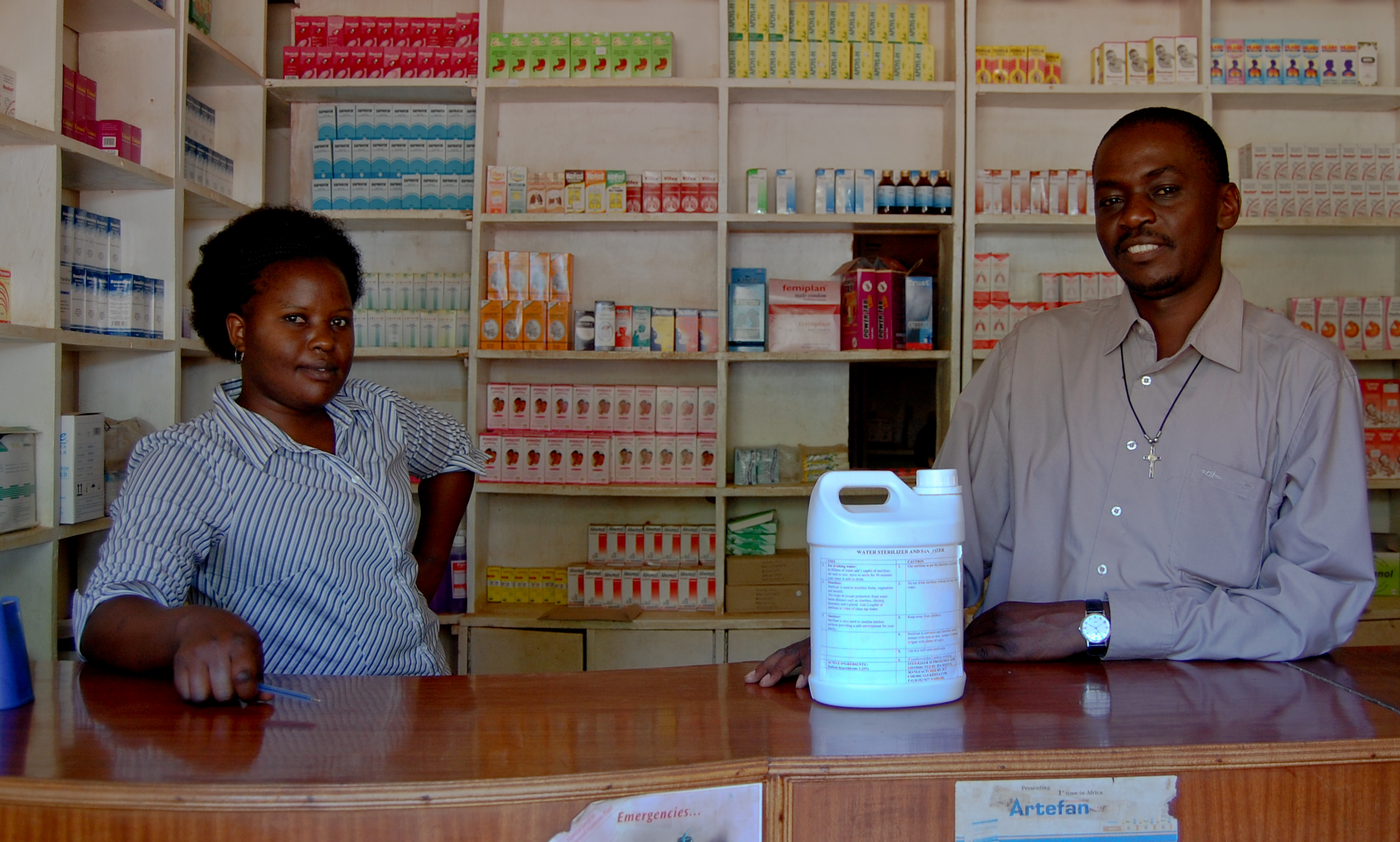 A pharmacy in Kenya