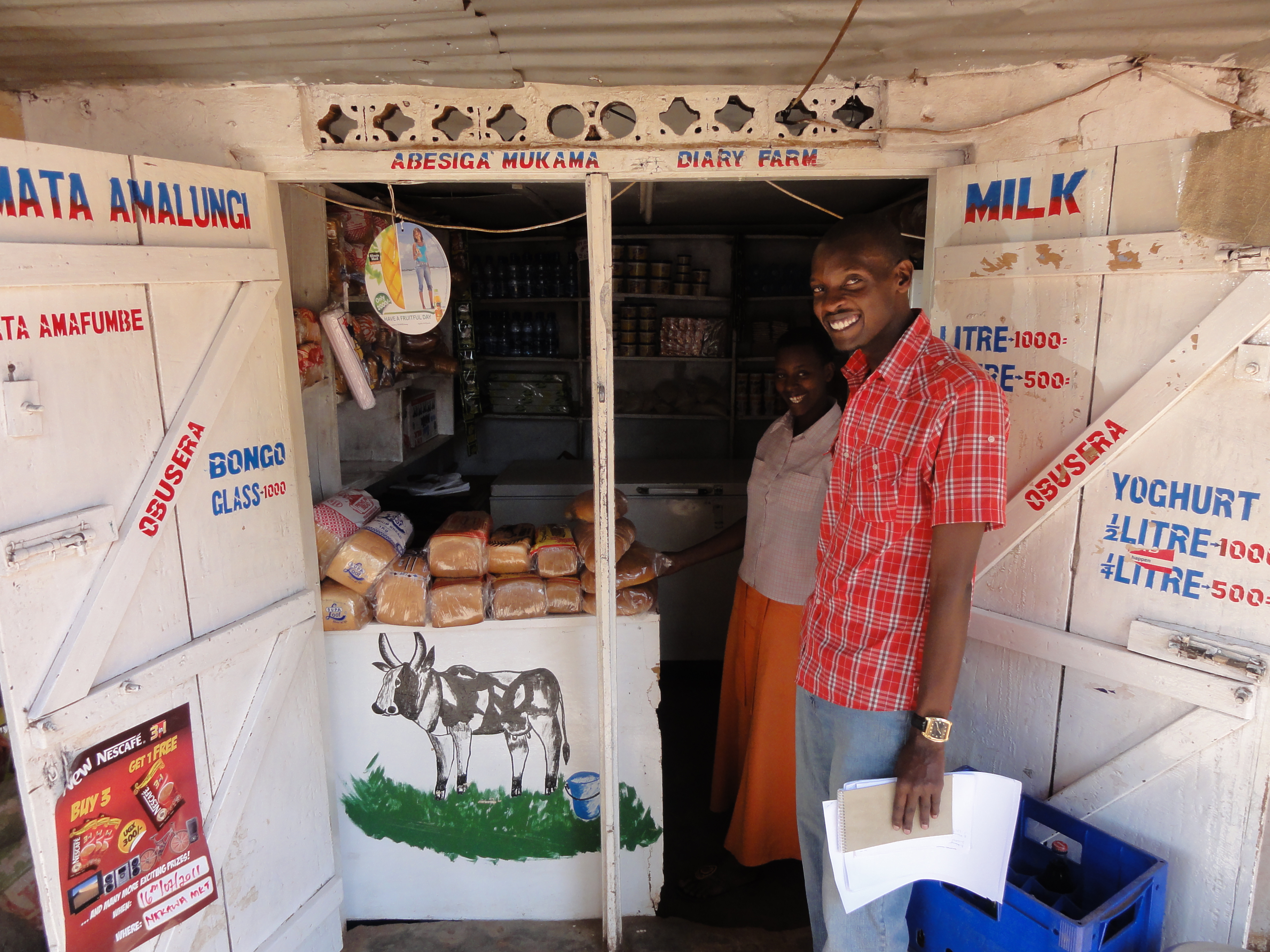 A dairy enterprise participating in the Women Mean Business program ©Ian Kusimakwe