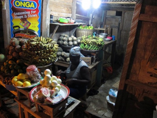 Fruit Vendor in Accra, Ghana