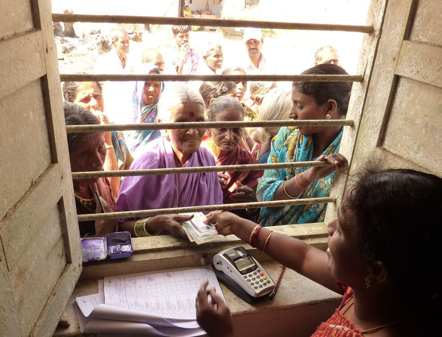 A photo taken during the Smartcards study in the southern Indian state of Andhra Pradesh. © 2011 Kshitij Batra