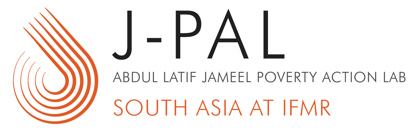 Logotipo de J-PAL del sur de Asia en IFMR