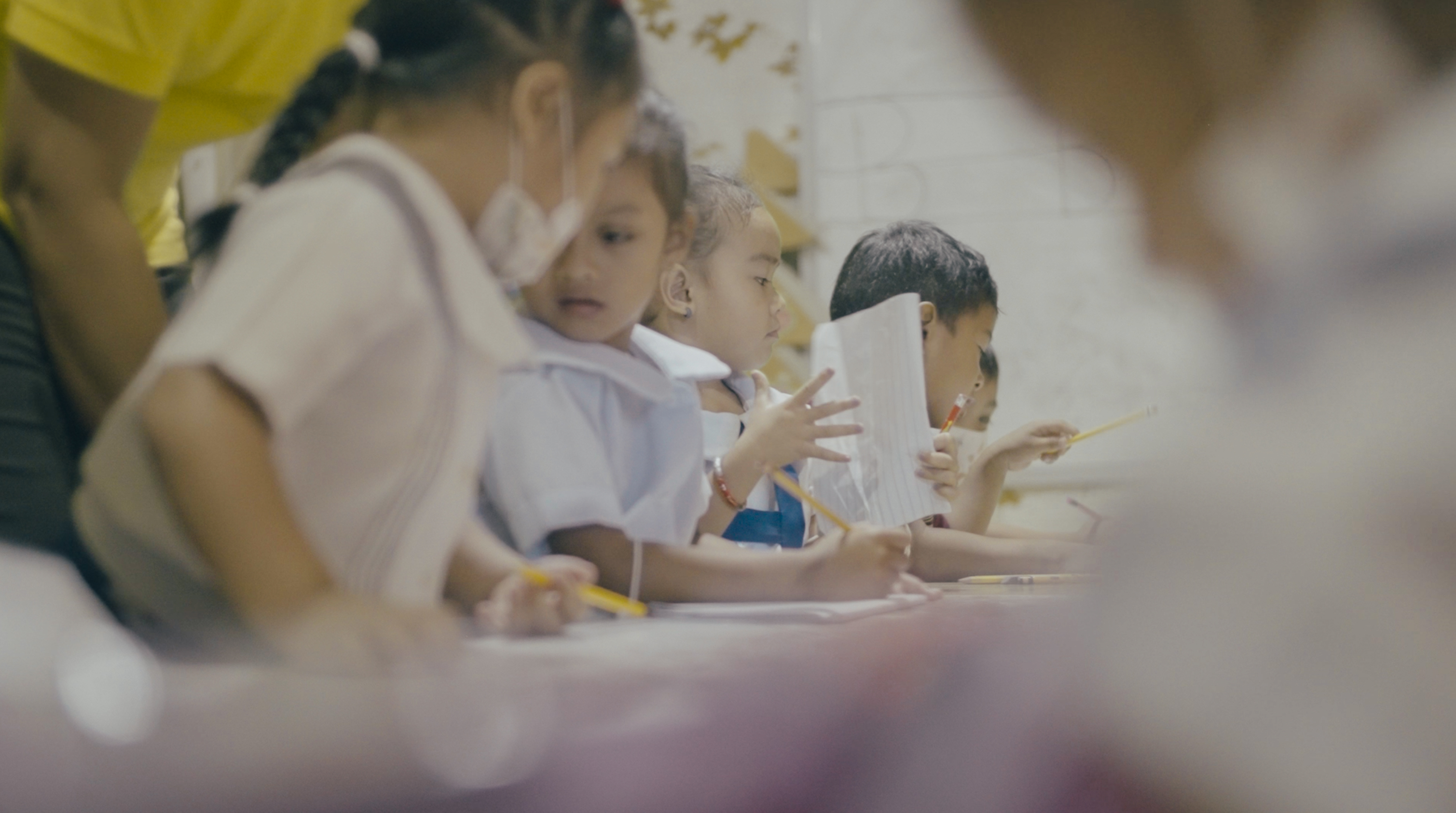 Children in classroom
