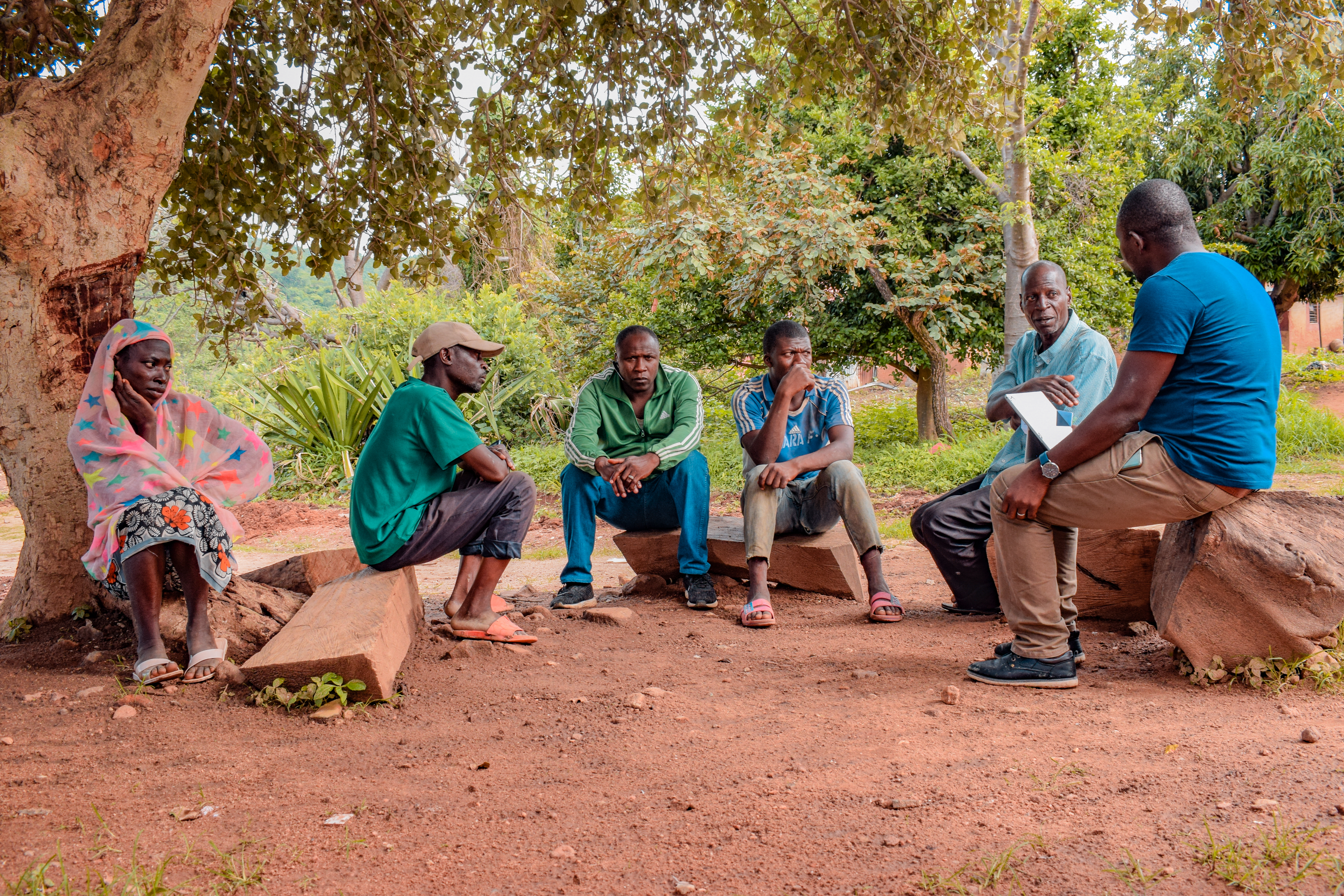 A training session to raise awareness among a rural community in Abuja, Nigeria. ©2021, Oni Abimbola from Shutterstock.