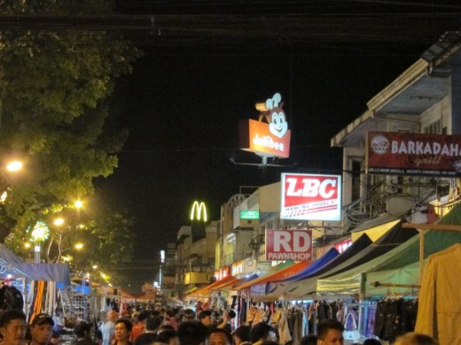 City street in CDO, Philippines