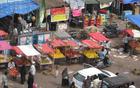 Street vendors in Hyderabad, India