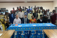 Group photo from IPA event in Burkina Faso on November 4, 2021.
