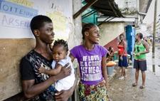 Young men in Liberia