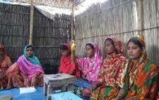 In developing countries informal financial products are common An informal savings group meeting