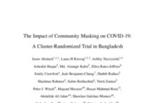 The Impact of Community Masking on COVID-19: A Cluster-Randomized 