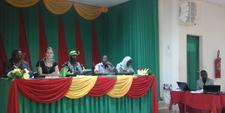 The emerging Burkinabe evaluator day panel The emerging Burkinabe evaluator day panel