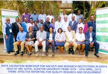 NACOSTI Data Validation Workshop NACOSTI Data Validation Workshop
