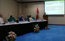 Nasreena presenting at the Senate Nasreena presenting at the Senate