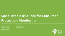 Social-Media-as-a-Tool-for-Consumer-Protection-Monitoring-Title-Slide-Sept-29-2020-YouTube-Thumbnail.jpg Social Media as a Tool for Consumer Protection Monitoring Webinar Title Slide