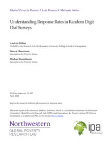 Response Rates Methods Note Thumbnail Image