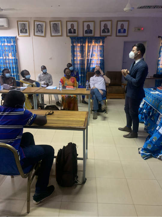 FWA-Event-Nov-4-2021-Photo-1.png Andreas Holzinger presenting at IPA event in Burkina Faso on November 4, 2021.