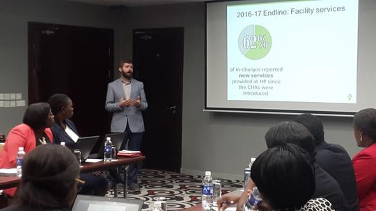 Andrew Secor presents IPA's findings in the CHA study Andrew Secor presents IPA's findings in the CHA study