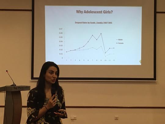 Prof-Ashraf-at-Girls-Negotiation-Event.jpg Professor Ashraf Girls Negotiation Event